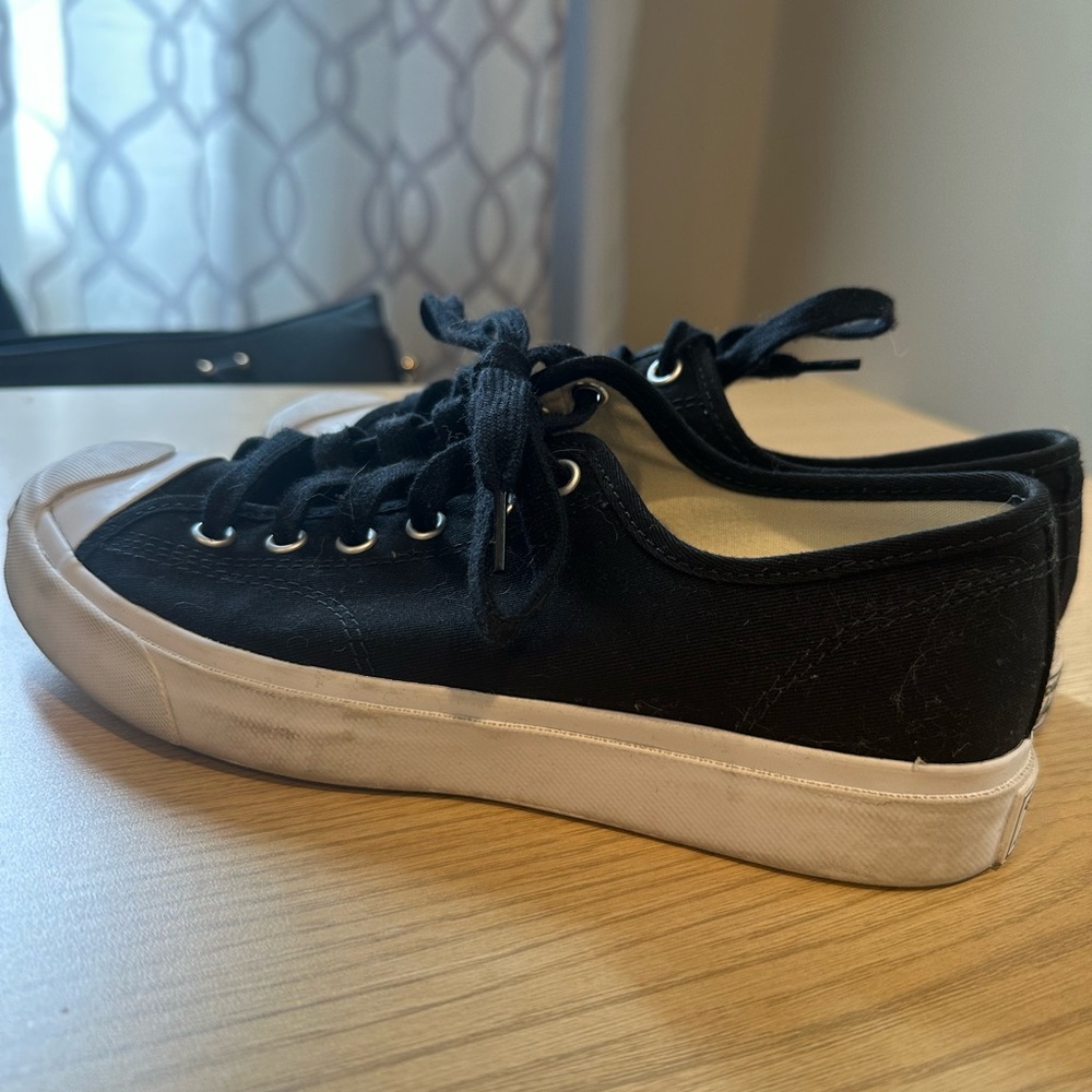 Converse black shoes